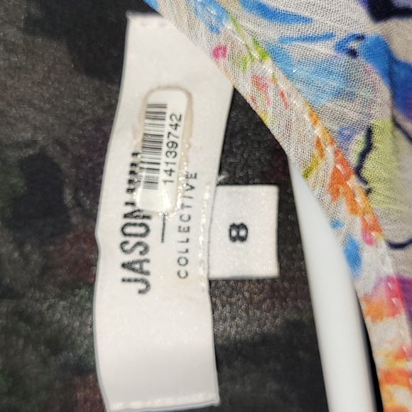 Womens Jason Wu Floral Multicolor Dress - Picture 4 of 7